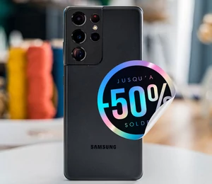 Le Samsung Galaxy S21 Ultra touché par les soldes chez Rakuten